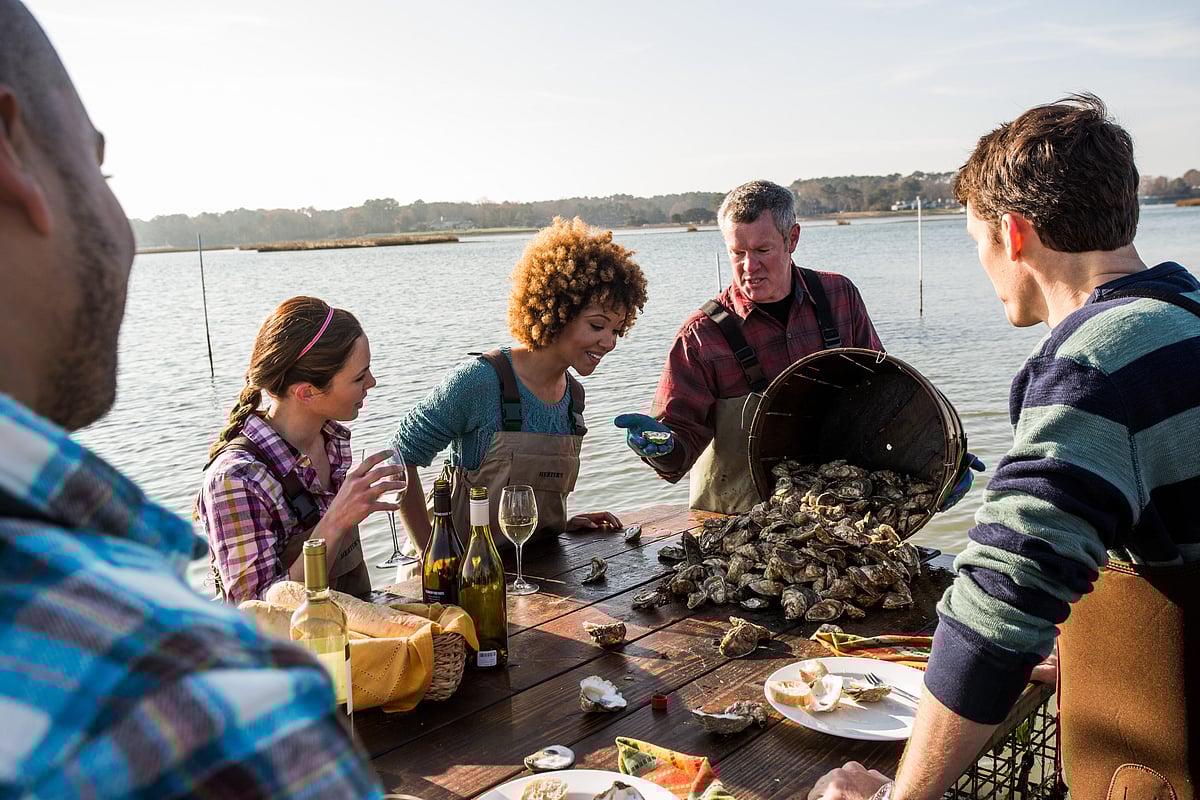 Set out on the Lynnhaven River for an on-the-water experience as you treat your palate to legendary Lynnhaven Oysters