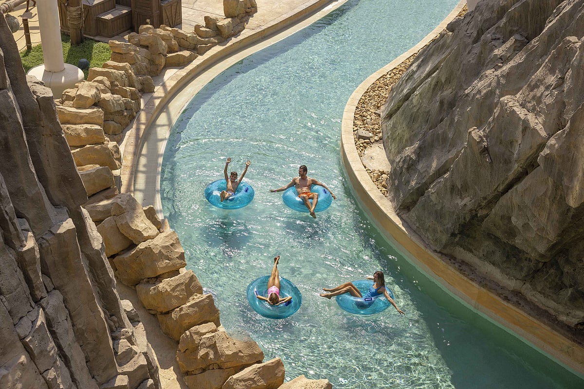 Water slide at Yas Waterworld