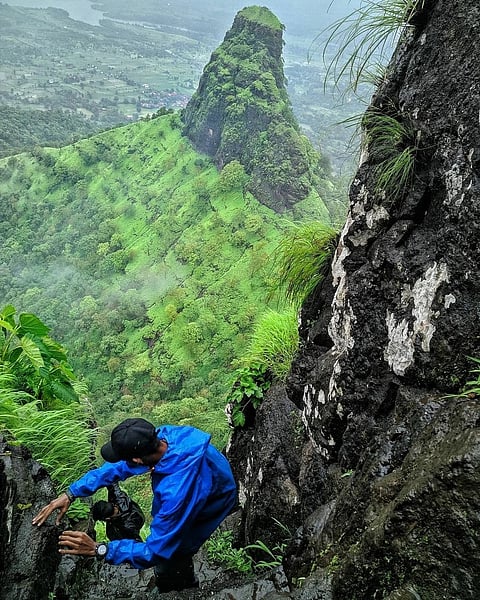 The monsoon season can make the trail slippery and potentially hazardous
