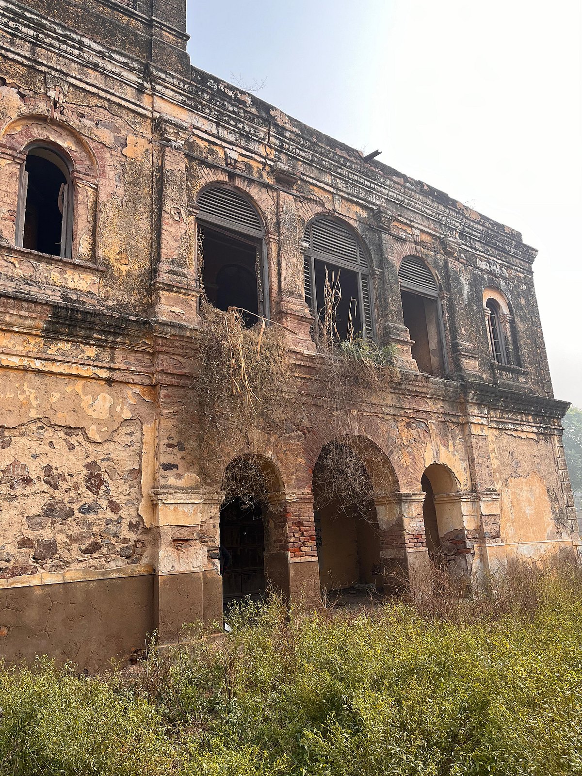 The house that was once a royal abode now in complete disrepair