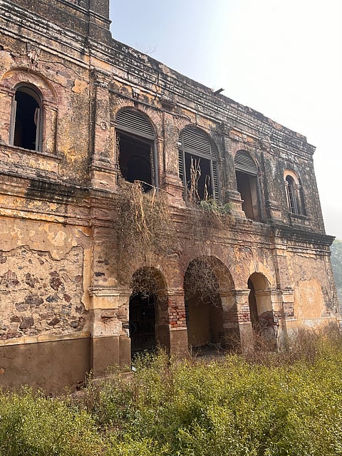 The house that was once a royal abode now in complete disrepair