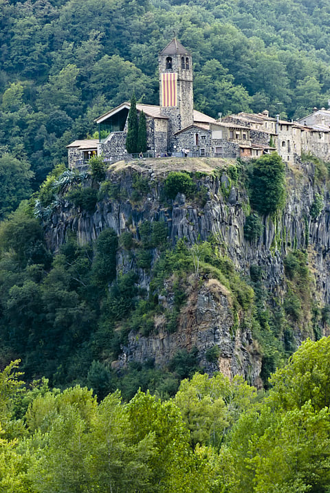 A view of Castellfollit de la Roca