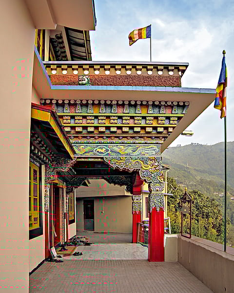 The Gonjang monastery of Sikkim