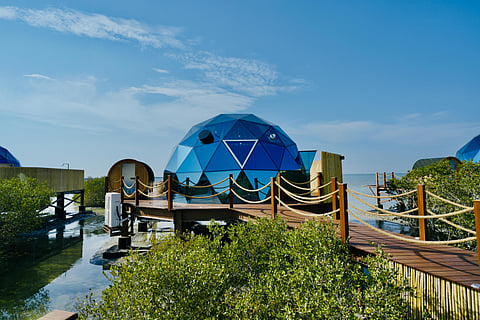 An external view of the retreat