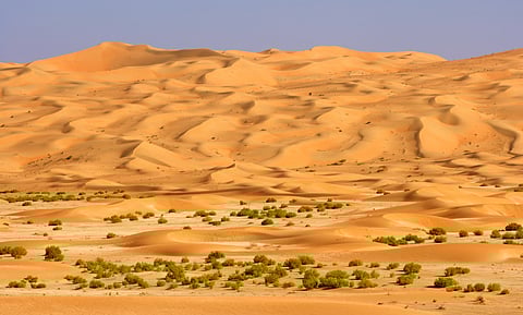 A wadi in the Rub' Al Khali