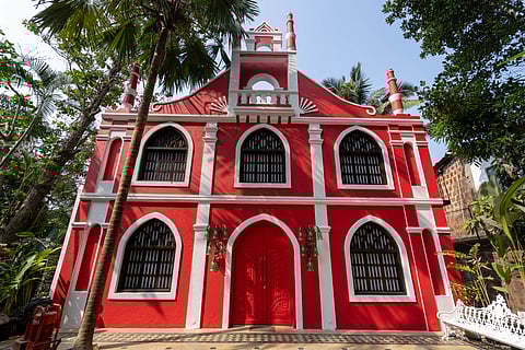 The grand facade of Escape