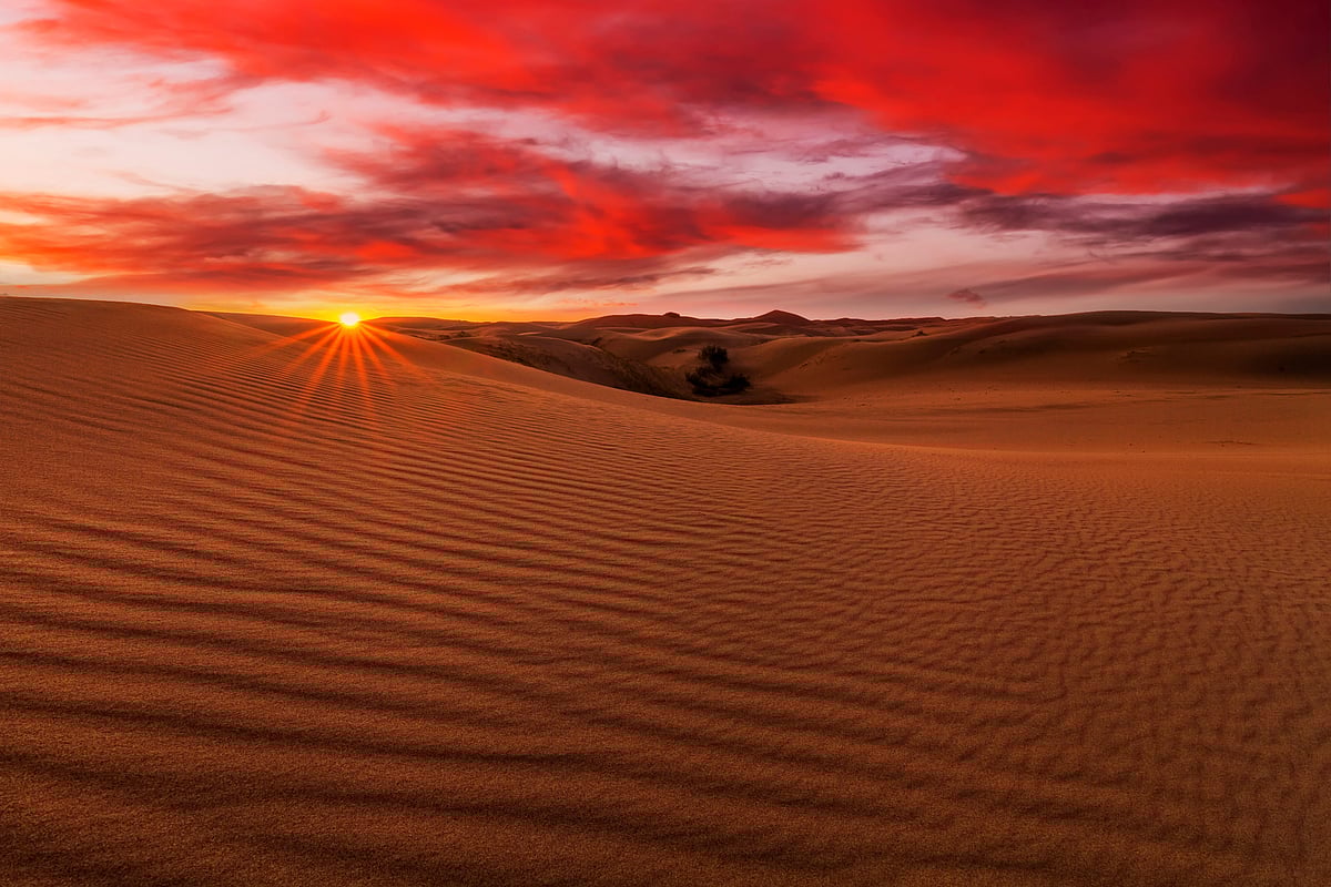 Sunset over the Rub Al Khali
