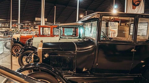 The Emirates National Auto Museum in Abu Dhabi is home to over 200 cars owned by His Highness Sheikh Hamad bin Hamdan Al Nahyan