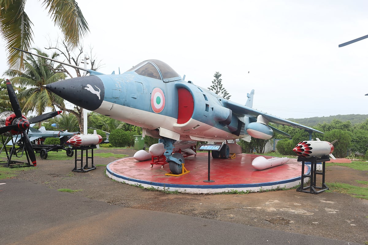 An exhibit at the Naval Aviation Museum, Goa