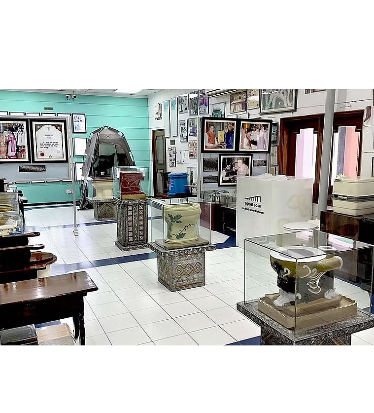 Inside the Sulabh International Museum Of Toilet