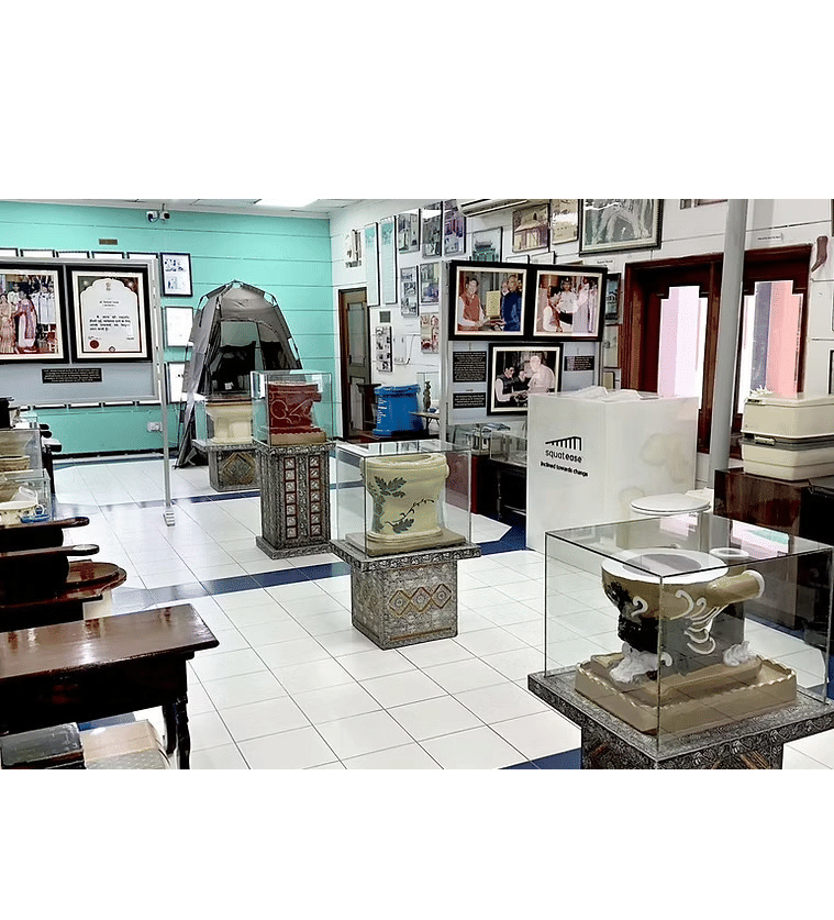 Inside the Sulabh International Museum Of Toilet