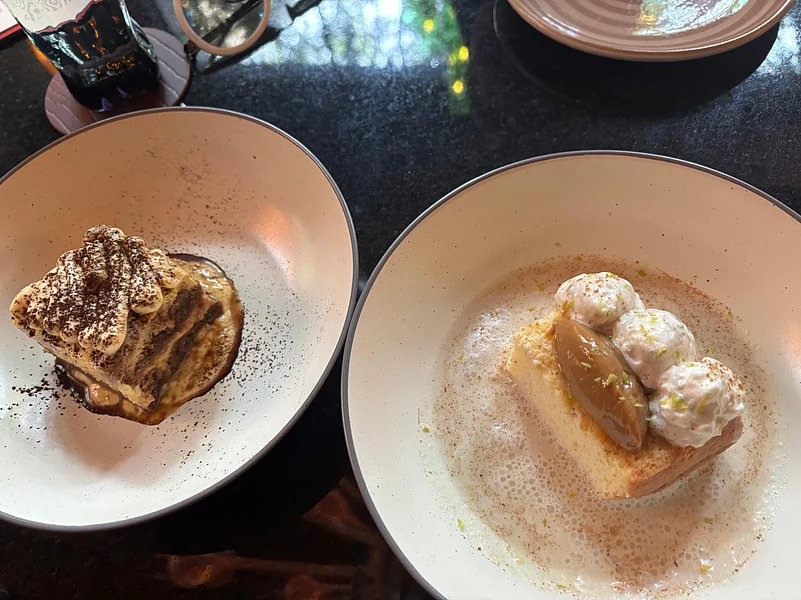 Tiramisu and makhana tres leches