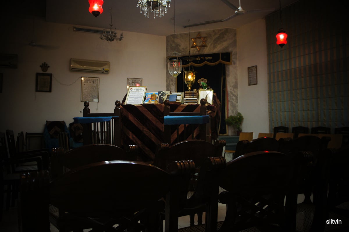 A view of the Judah Hyam Synagogue