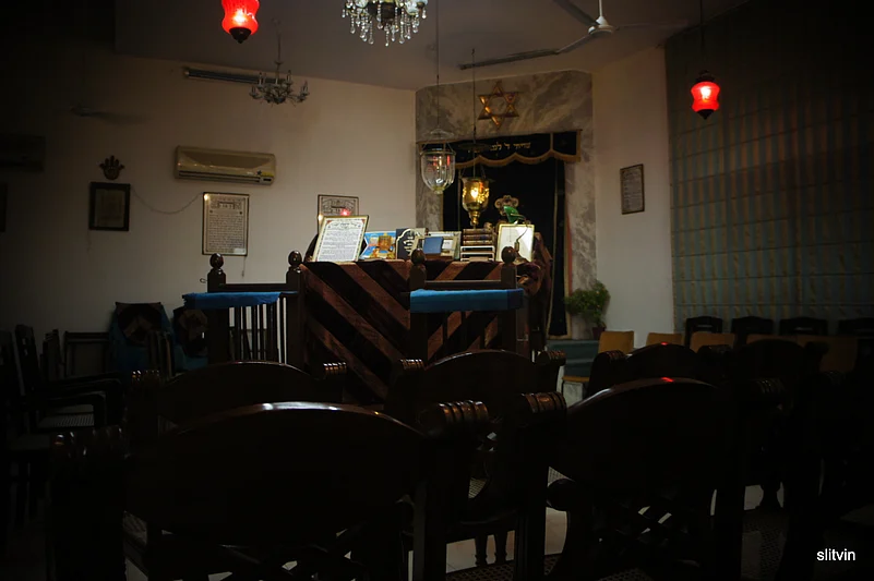 A view of the Judah Hyam Synagogue