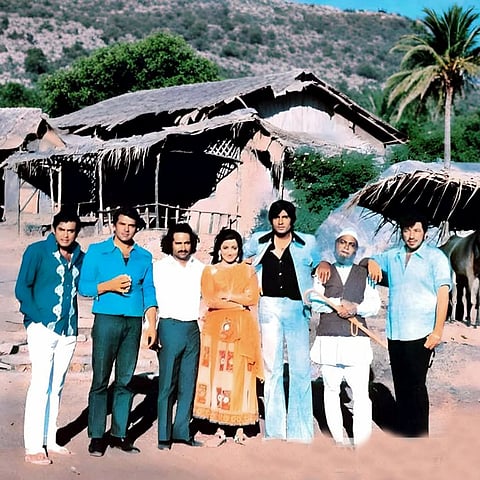 A shot of the film 'Sholay'