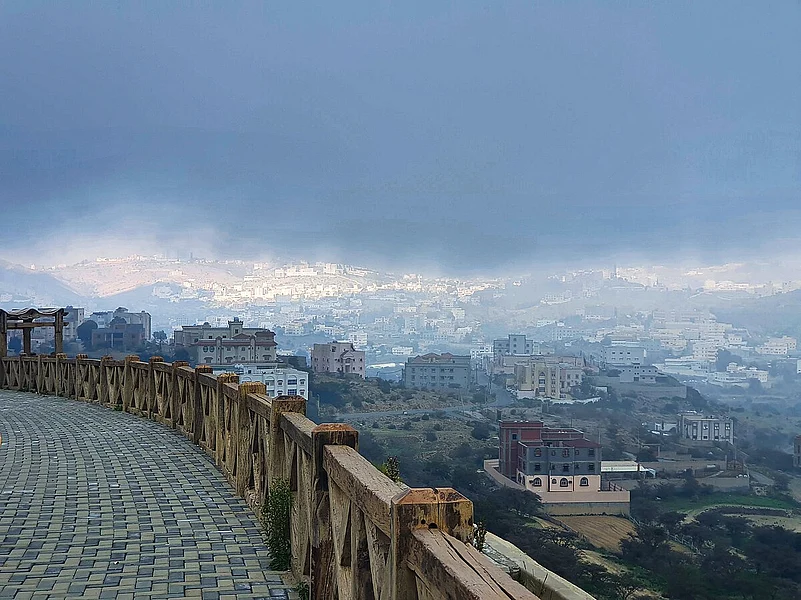 Sarawat Mountains provide ample opportunities for hiking and trekking