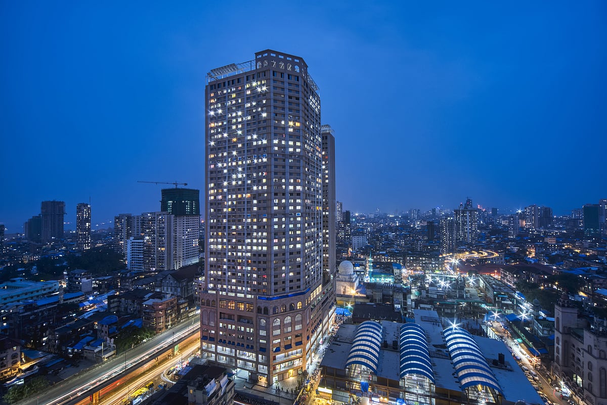 The construction of the Al Saadah Towers (pictured here), two high-rise structures with 36 and 41 stories, marked the projects first phases completion.