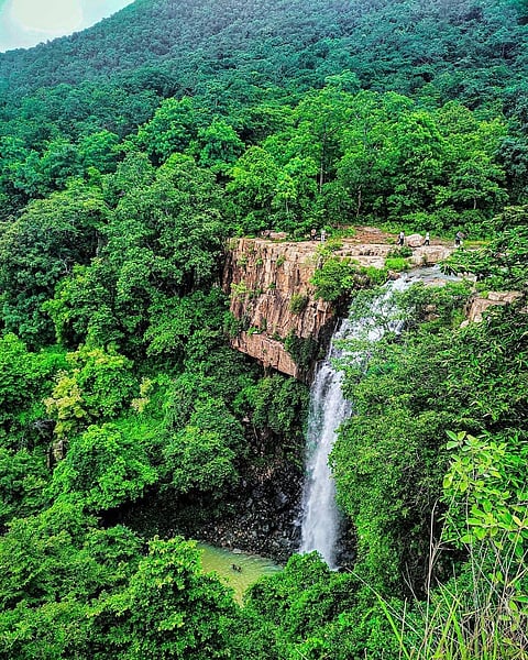 A view of Nalichuan Waterfall