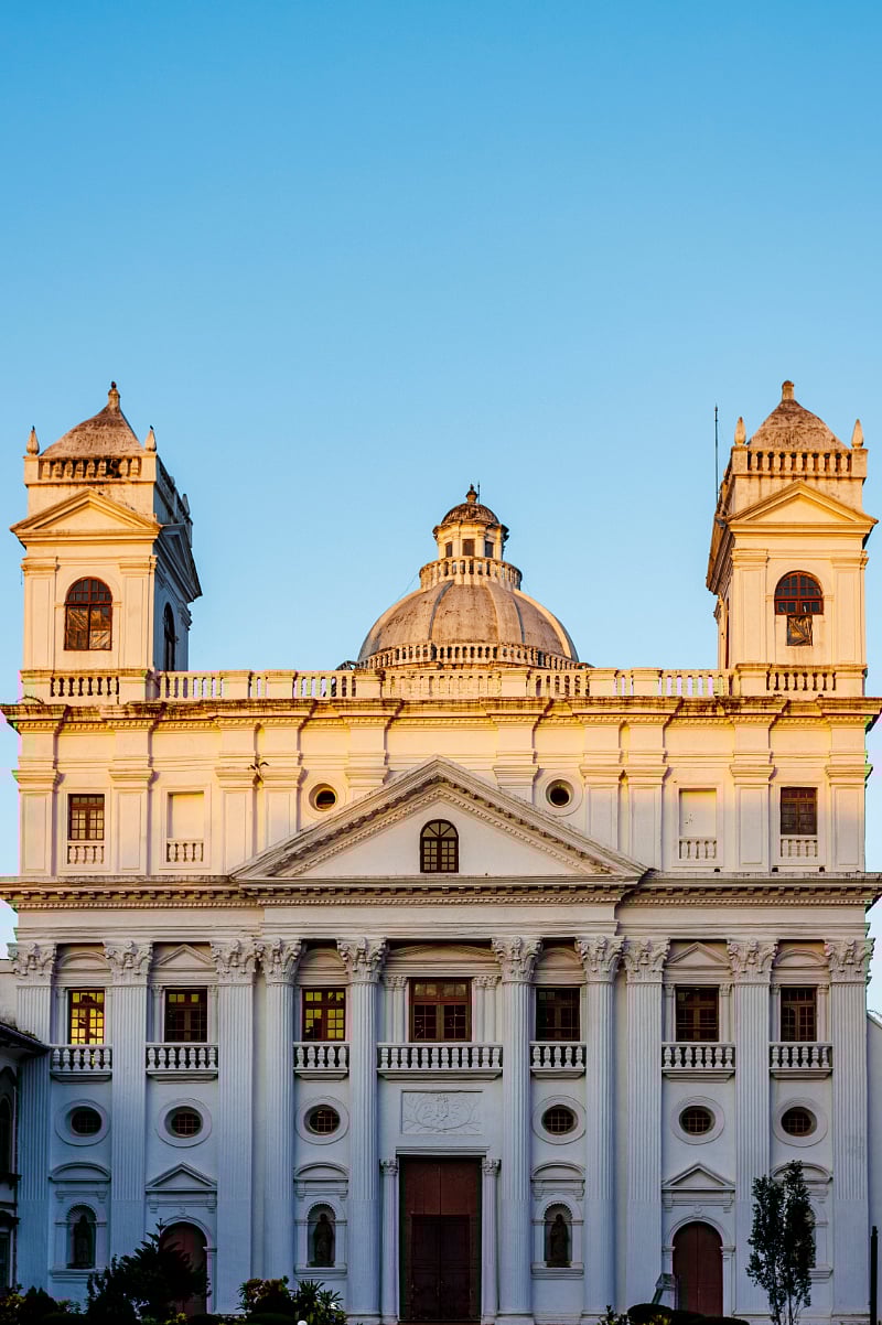 Shutterstock : The front facade of Church of St. Cajetan