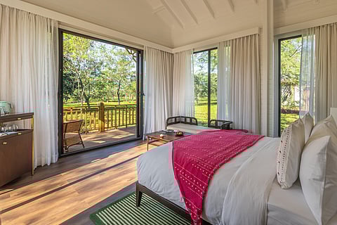 Elegant interiors of the chalets