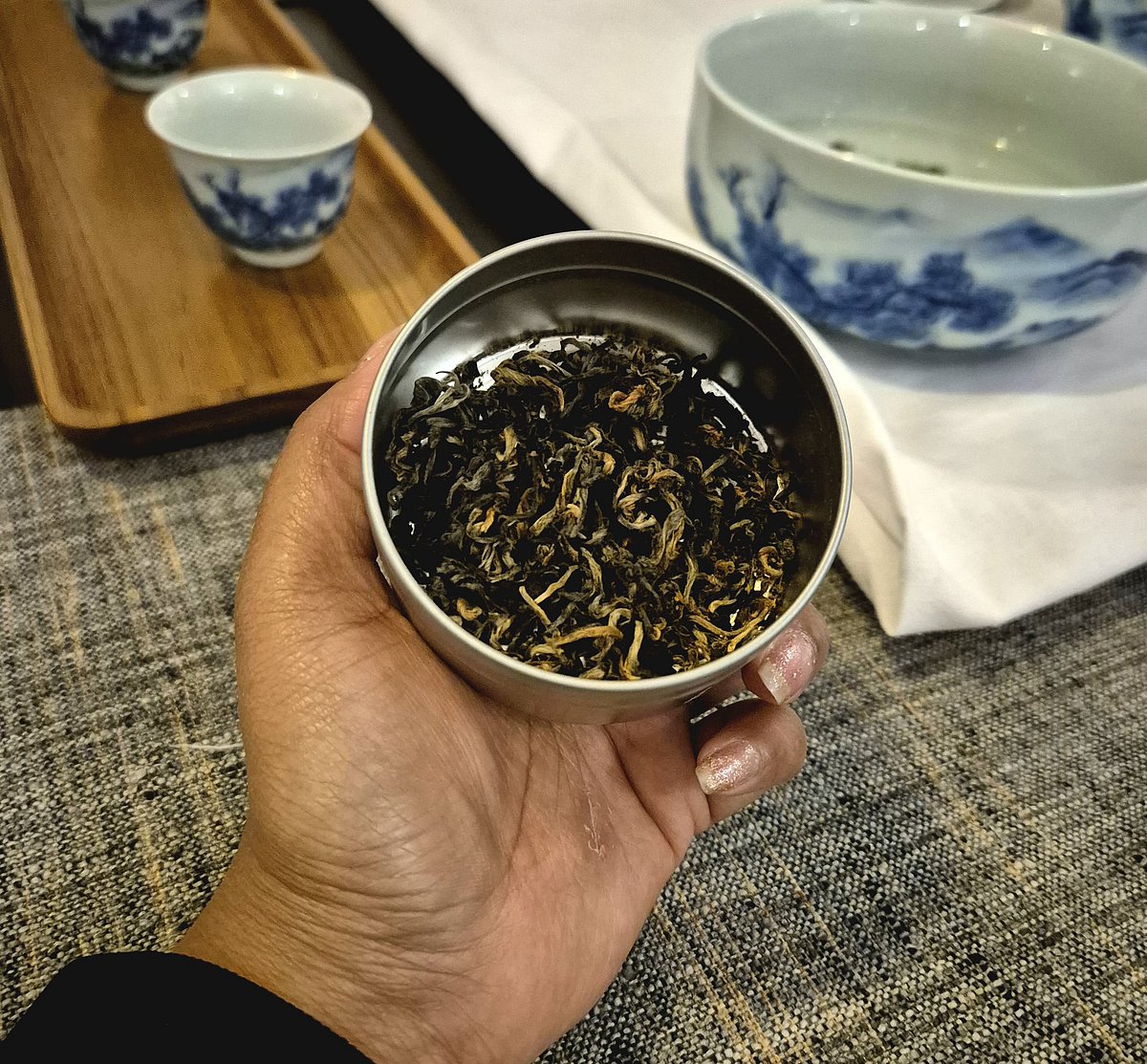 One of the premium tea varieties at the Tea Tasting