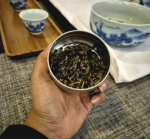One of the premium tea varieties at the Tea Tasting
