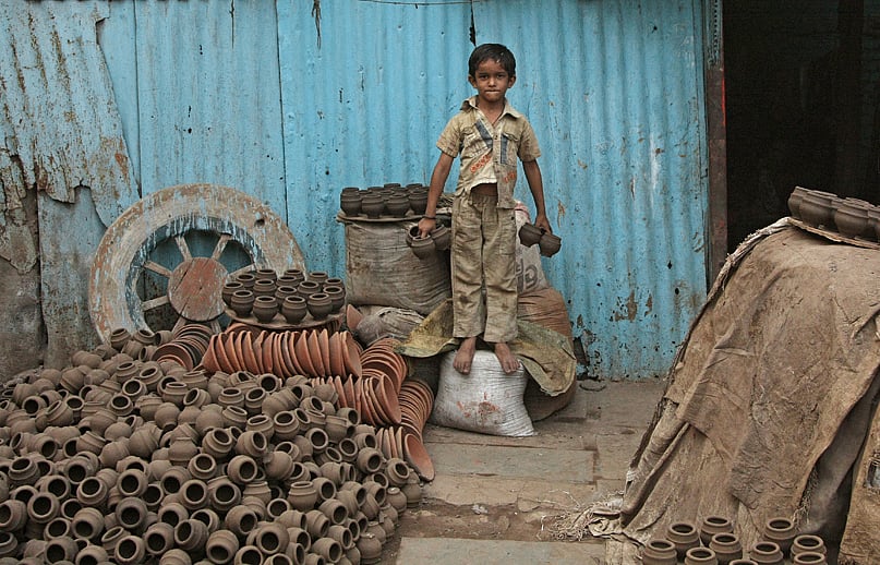 Kumbharwada has generational potters.