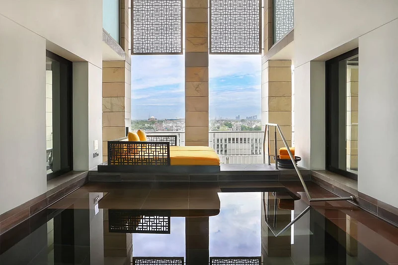 The plunge pool havens at The Lodhi