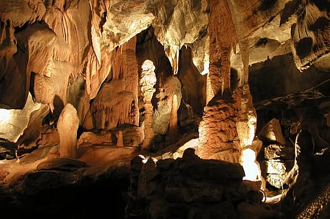 The stalactites and stalagmites of Krem Puri