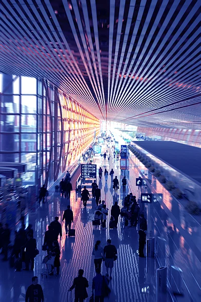 Shutterstock : A shot of a busy airport (representational image)