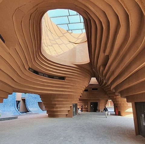 Inside Bat Trang Pottery Museum