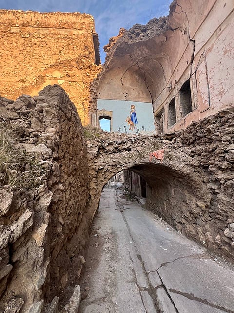 The ruins of Iraq.