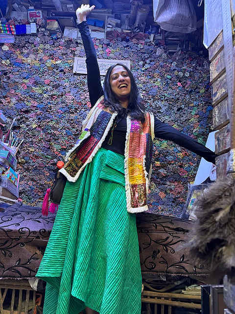 Ankita Kumar at Iraq's famous and iconic pencil shop. 