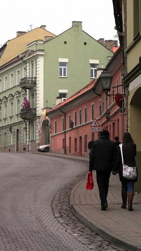 A neighbourhood in Užupis