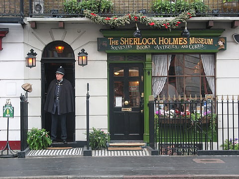 A view of the Sherlock Holmes Museum