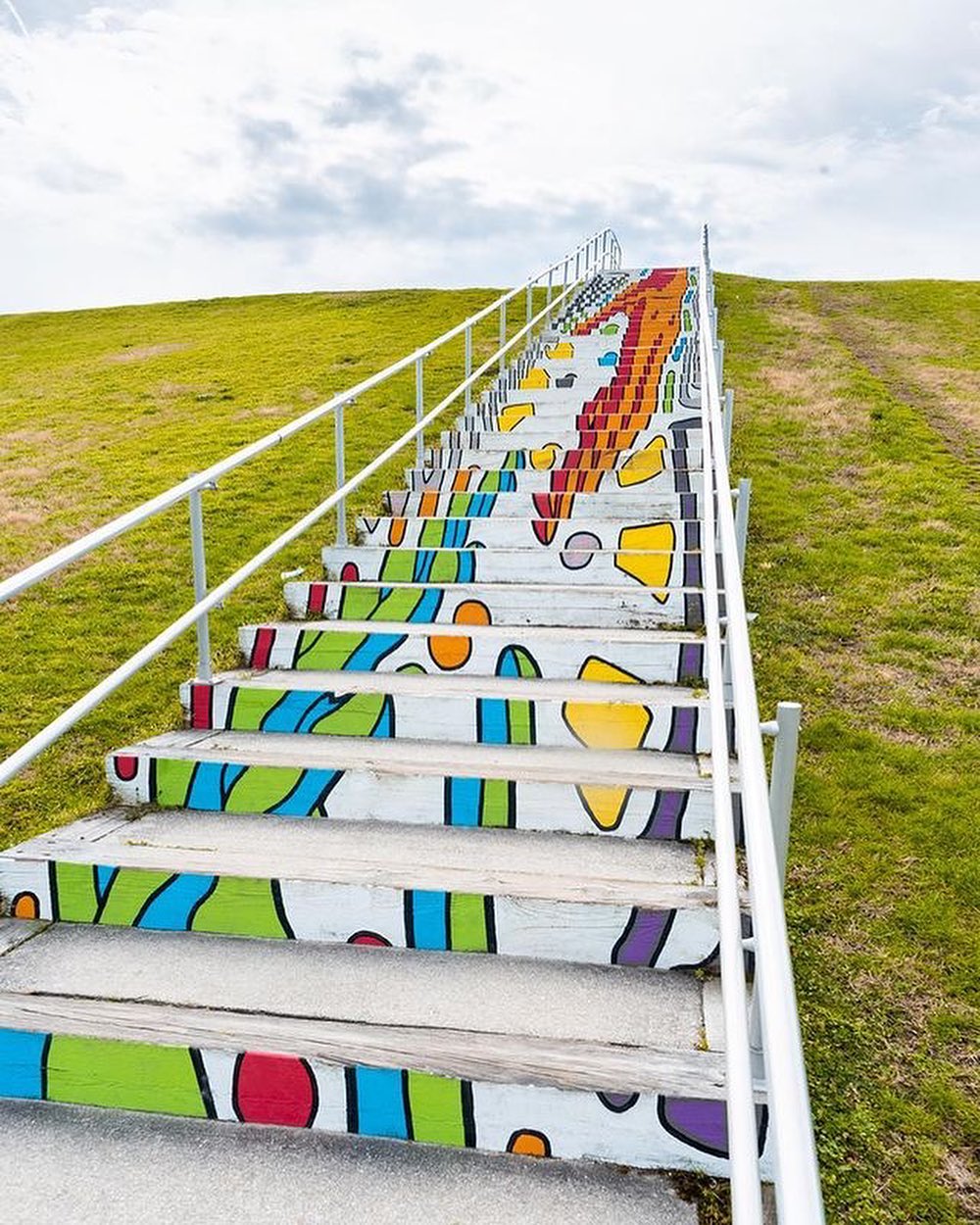 Mount Trashmore Park in Virginia, USA