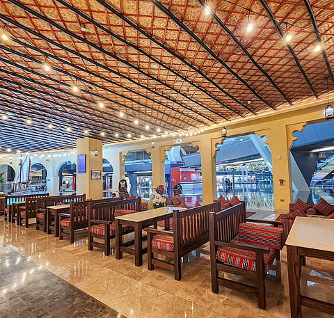 The Souq Al Matar is a retail concept that recreates a traditional Qatari souq experience within Hamad International Airport