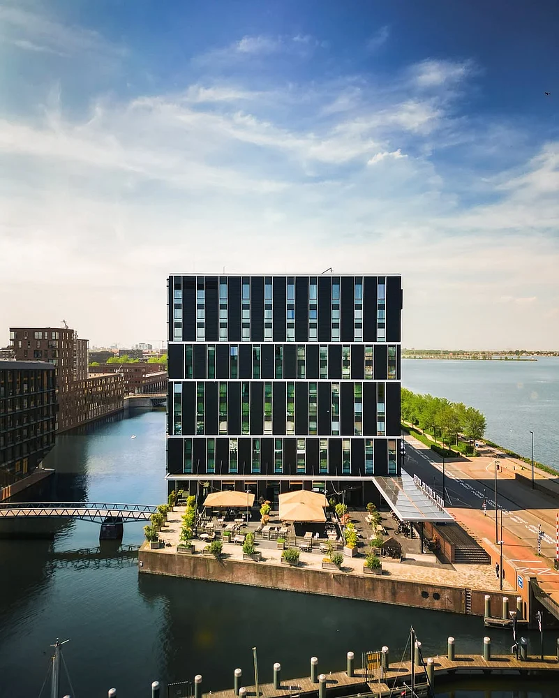 The BREEAM-certified Four Elements Hotel in Amsterdam is a pioneering example of sustainability