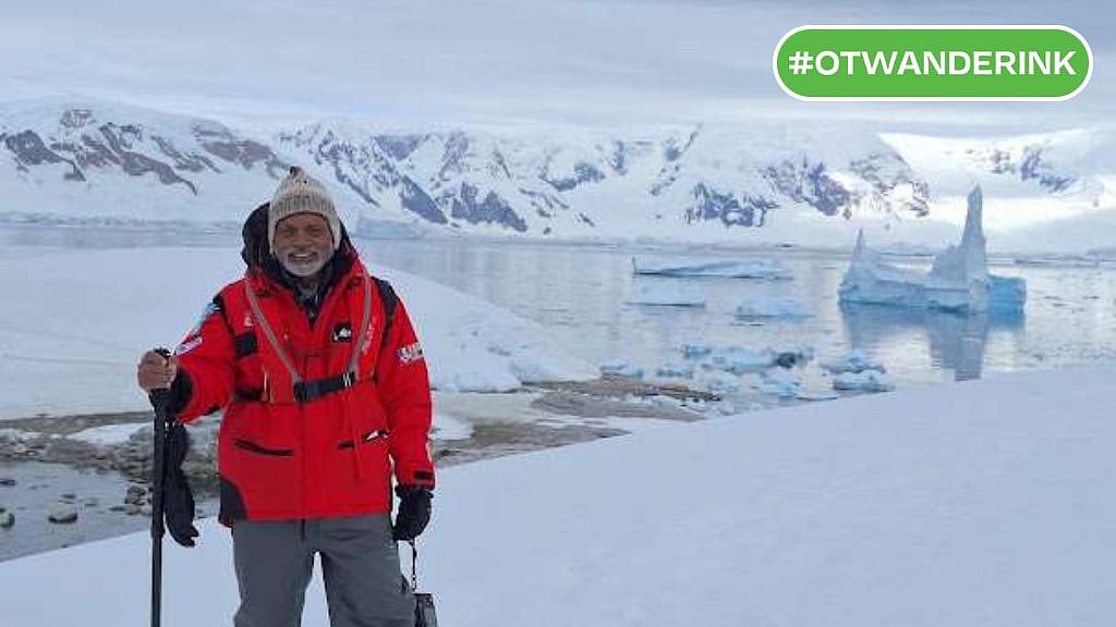 Keshav Gopinath : Keshav Gopinath in Antarctica