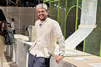 Photo: Rahul Bhushan : Eco-architect Rahul Bhushan