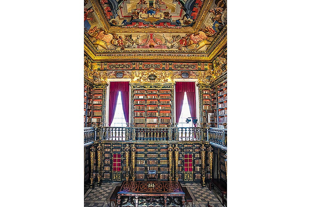 Biblioteca Joanina is one of the most beautiful libraries in the world