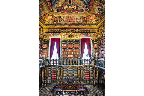 Biblioteca Joanina is one of the most beautiful libraries in the world