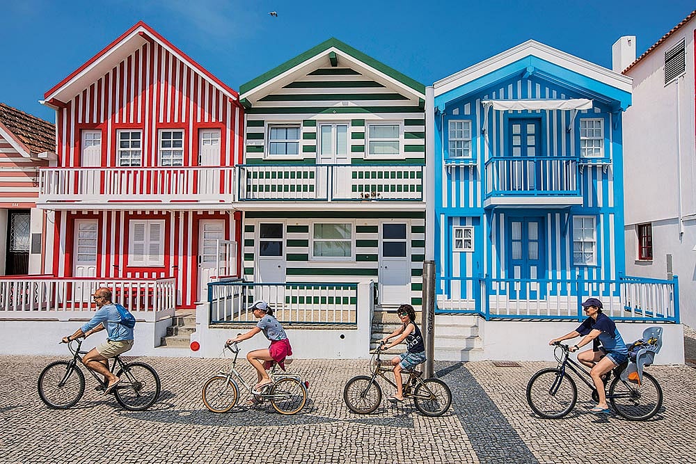 Costa Novas striped houses