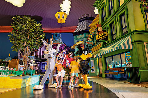 Warner Bros. World is the world's second largest indoor theme park