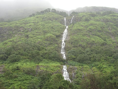 Tamhini Ghat during monsoon.