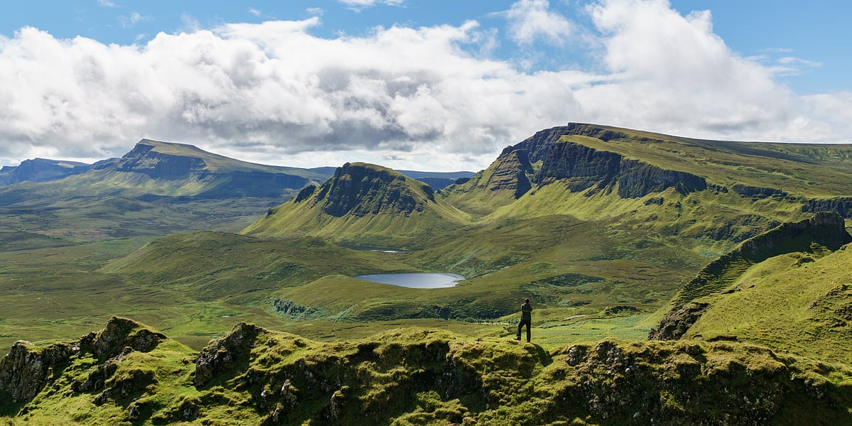 South over the Quiraing, Isle of Skye