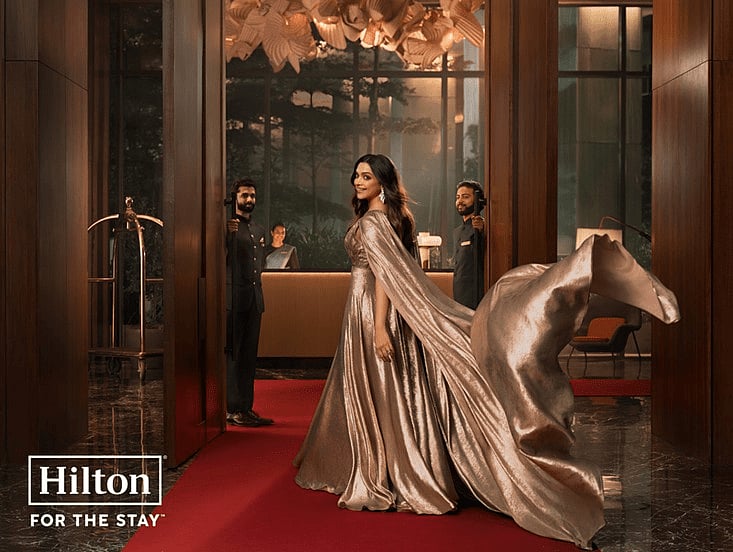 Copyright: 2025 Hilton : Actor Deepika Padukone is partnering with the Hilton hospitality company for its latest iteration of the “It Matters Where You Stay” campaign