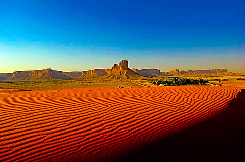 Red Sand Dunes near Riyadh