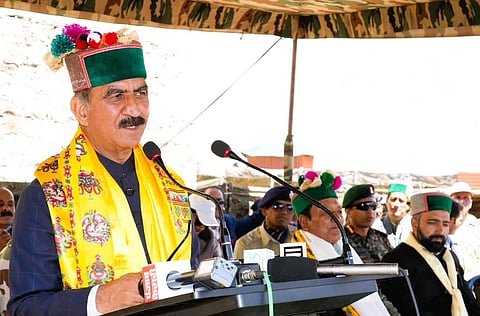Sukhvinder Singh Sukhu made history on June 9 by becoming only the second Himachal Pradesh leader to reach the strategic Shipki La pass