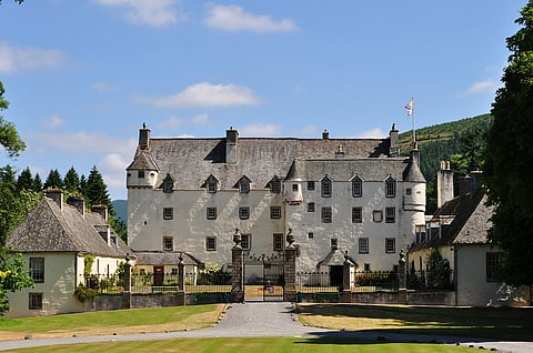 Traquair Castle was originally established as a royal hunting lodge